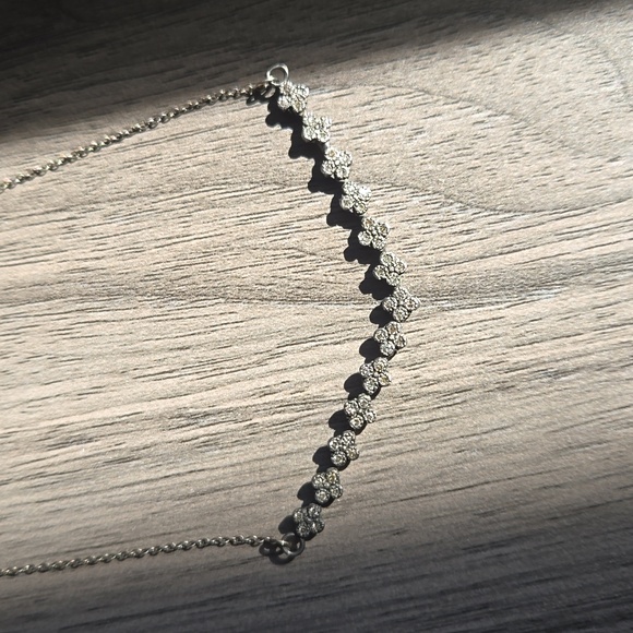 Armenta crivelli bar necklace with champage diamonds. - Picture 3 of 4